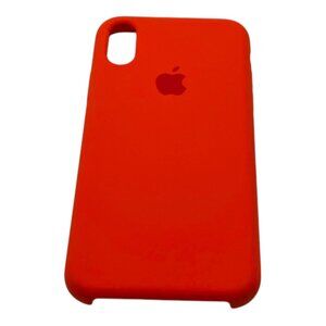 Apple iPhone X Silicone Case Spicy Orange Durable Soft Touch 2018